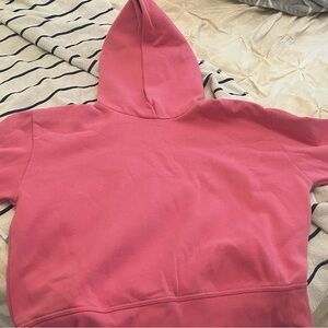 Pink Hooded Sweatshirt